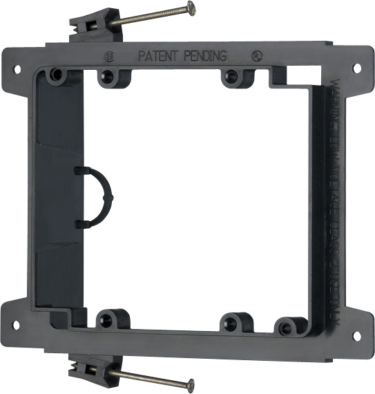 102194NCN - Low Voltage Mounting Bracket for New Construction - Nail-On - Double Gang - Plastic