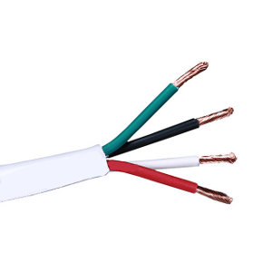 150043WH/500 - 16 AWG, 4 Conductor - CL3R In-Wall Rated Speaker Wire - 500ft - White