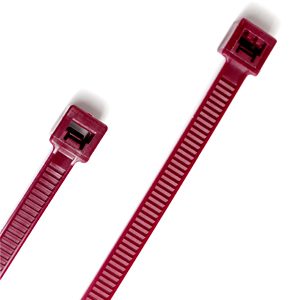 1CPG11RD/100 - 11" Plenum Rated Cable Ties - 40lbs Tensile Strength - Red (100 Pack)