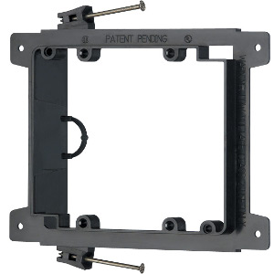 102194NCN - Low Voltage Mounting Bracket for New Construction - Nail-On - Double Gang - Plastic