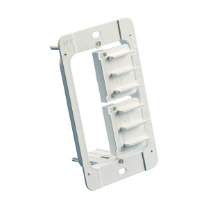 102195 - Low Voltage Mounting Bracket - Junction Box Eliminator - Single Gang - Plastic