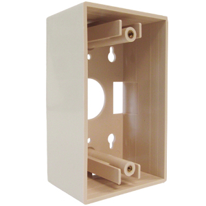 102196IV - Junction Box - Single Gang - Ivory