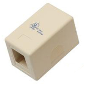 102301IV-A - 1-Port Keystone Surface Mount Box - Ivory