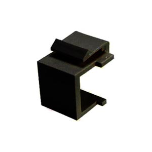 102605BK - Blank Keystone Insert - Black