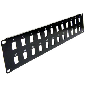 103024 - 24-Port Blank Keystone Patch Panel