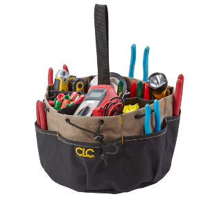109552 - Custom LeatherCraft (CLC) 1148 - Drawstring Bucket Bag - 18 Pocket