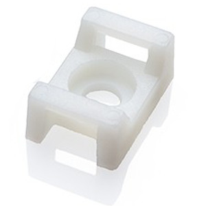 120782WH - Cable Tie Mounting Saddle  - 15 x 10 x 7mm - Bag of 100 - White