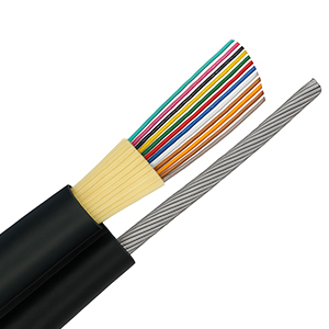 160313FT - 12-Strand Fiber Optic Aerial with Messenger, SingleMode, Direct Burial - PER FT