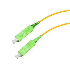 161233/1M - SC-SC APC Singlemode Simplex Fiber Optic Jumper - 1 Meter