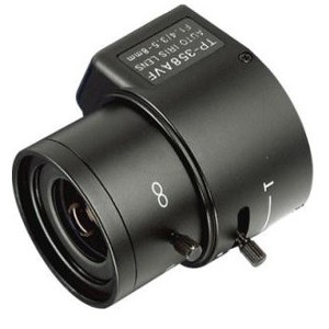 245866 - CS Mount Camera Lens - Auto IRIS - VARIFOCAL - 1/3", 3.5-8mm, F1.4
