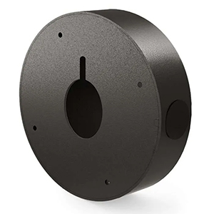 245975 - Indoor/Outdoor Universal j-box for Security camera base diameter: Size 3.7 x 1.7in (94 x 42mm)