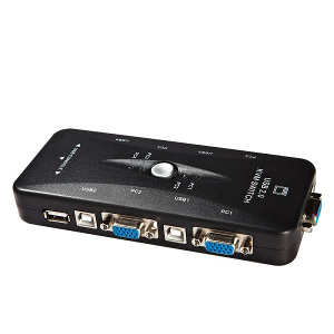 250304 - 4-Port USB 2.0 KVM Switch - 200MHz - 1920x1440