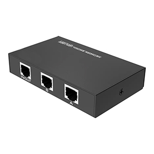 250502 - 1x2 or 2x1 - 2-Port AB Manual Sharing Ethernet RJ45 Switch Box