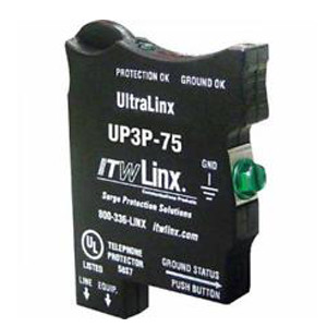 260510 - ULTRALINX 66 Block Surge Protectors - UP3P-75, 160mA Fuse, 75V Clamping