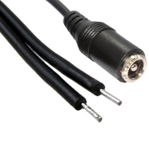 270079/02 - DC Power Cord (5.5mm x 2.1mm) - Female to Pigtail - 2ft