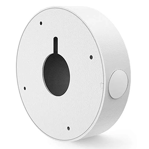 2KB129-W - Indoor/Outdoor Universal j-box for Security camera base diameter: Size 5.1 x 1.7in (129 x 42mm)