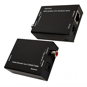 301200 - Digital Coax/Optical Toslink Audio Extender over Cat5e/6 Cable up to 300m