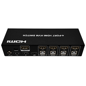 301215 - 4-Port HDMI + USB KVM Switch - 4K Support