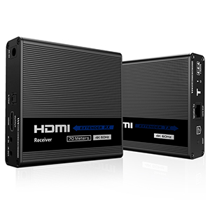 301304K - HDMI Extender IP-color 4K HDR over CAT5e/6 70M (230ft)