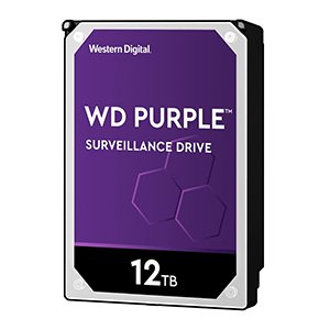 3H12TBWD-PR - Western Digital Purple 12TB Surveillance Hard Drive