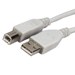 500010/10BG - USB 2.0 "A" Male to "B" Male 10FT Beige