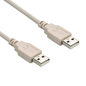500030/06BG - USB 2.0 "A" Male to "A" Male 6FT Beige