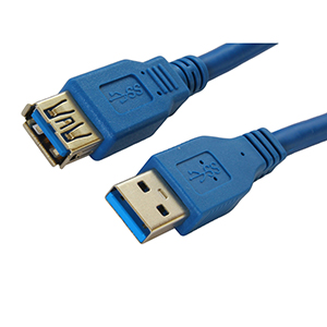 500070/06BL - USB 3.0 "A" Male to "A" Female - 6ft - Blue