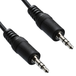 501720/06BK - 3.5mm Stereo Audio Cable - Male to Male - 6ft