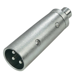 503552 - 3-Pin XLR Male to RCA Female Adapter