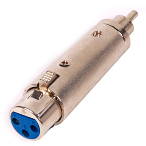 503564 - 3-Pin XLR Female to RCA Male Adapter
