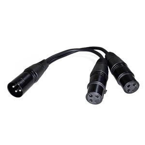 503569 - XLR Splitter Cable - 3-Pin Female to (2) 3-Pin Male
