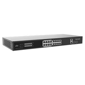 NSW3000-17GT1GP1GC-POE-IN - Uniview - 16PoE+1RJ45+1Gigabit SFP+1Gigabit Combo Port Switch