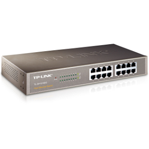 TL-SF1016DS - TP-LINK - 16-port Unmanaged Fast Ethernet Rackmount Switch