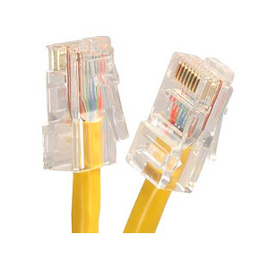 101943YL - CAT5e 350MHz Bootless UTP Ethernet Network RJ45 Patch Cable - Yellow - 3ft